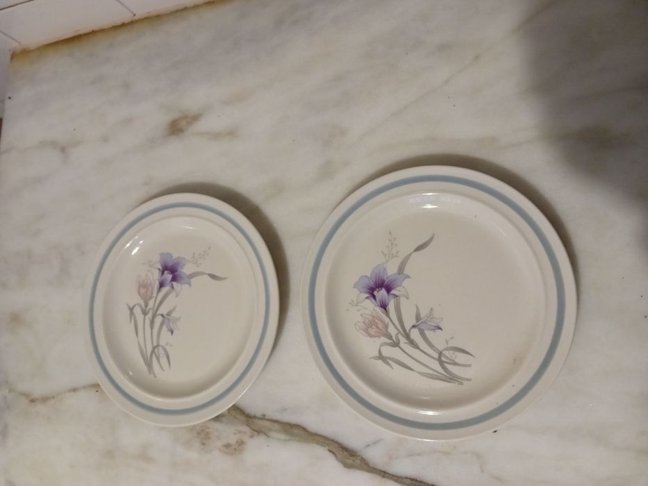 Conjunto de 2 Pratos Pequenos Decorativos Loiça Chinesa