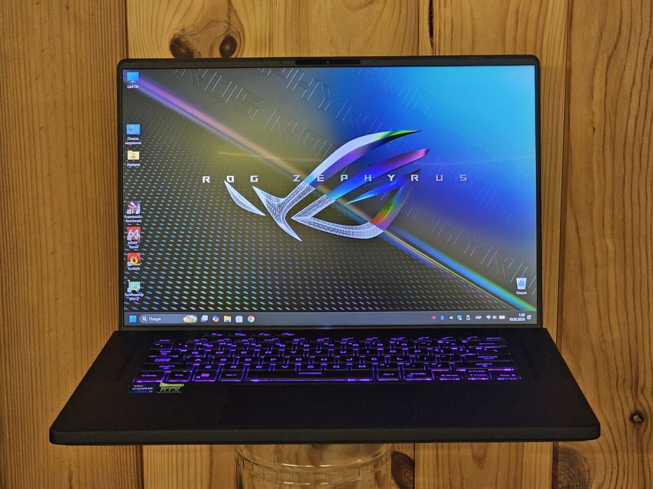 Asus Zephyrus M16/ i7 12700H/RTX 3060/DDR5 16GB/SSD 512GB