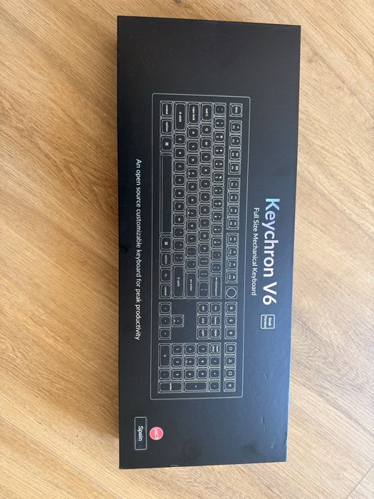 Keychron v6 Full Size Knob version (ES)