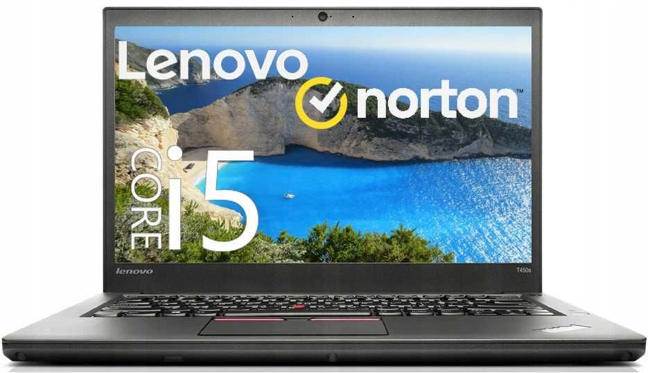 Biznesowy ThinkPad T450 Intel i5-5th/8GbDDR/SSD/BateriaOK