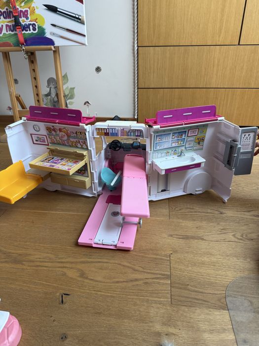 Domek barbie dreamhouse GNH53 zjezdzalnia i winda + akcesoria
