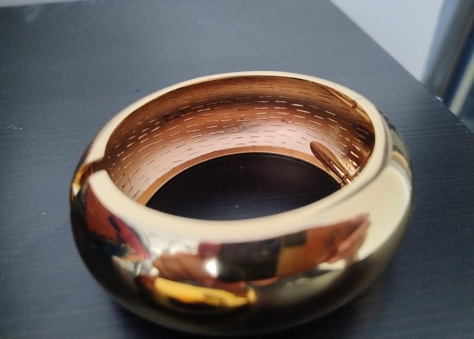 Zestaw dwóch metalowych bransoletek Zara nowe