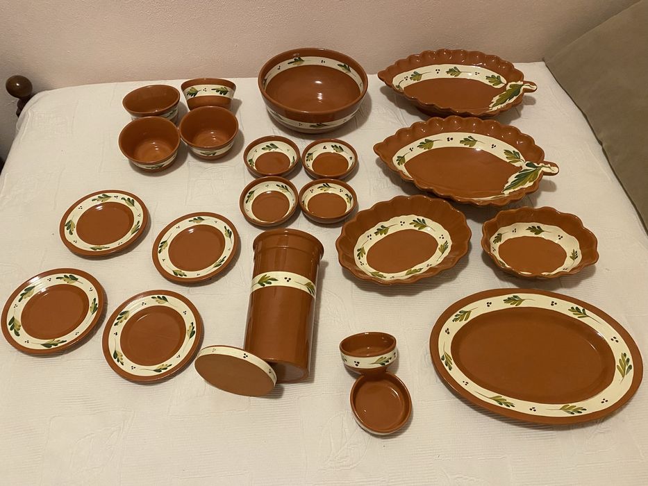 Conjunto 22 peças de barro