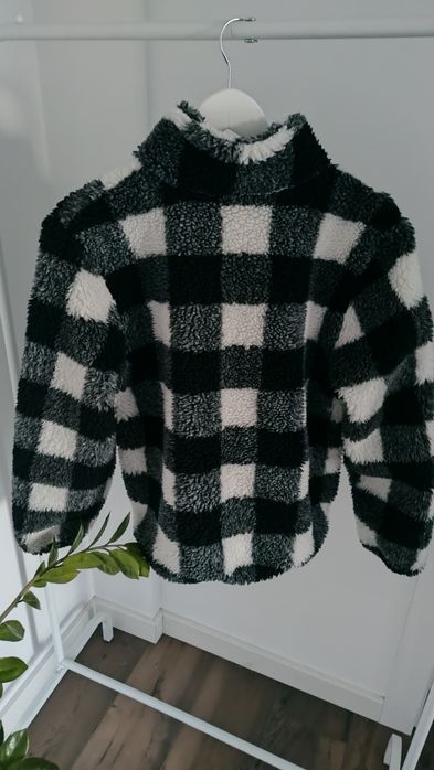 Dziewczęca kurtka z misia jesienna H&M roz 158/164 zadbana