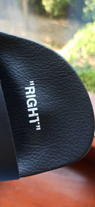 (r. 40) Nowe klapki OFF-WHITE black czarne białe