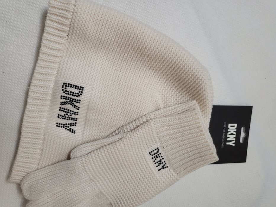 DKNY шапка,рукавичкі DKNY, набір DKNY, комплект DKNY