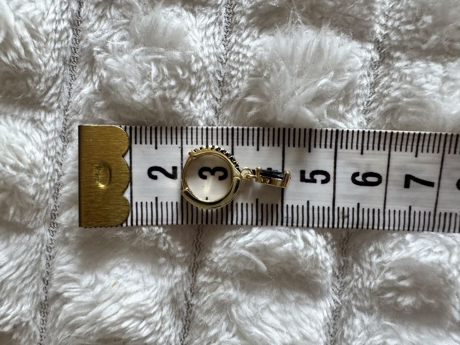 Pozłacane kolczyki z czarnymi cyrkoniami Ania Kruk