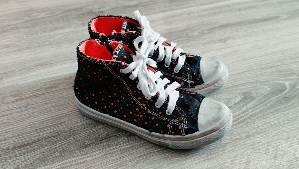 Trampki wysokie dla dziewczynki r. 33