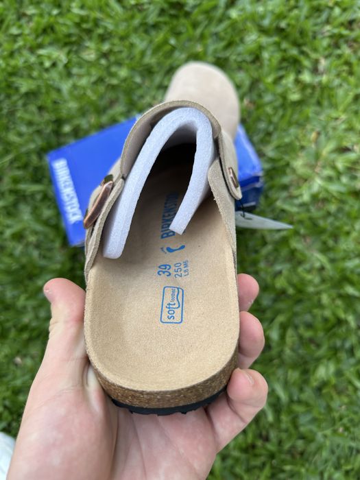 Birkenstock Boston Taupe (Bege) Camurça | Tam. 39