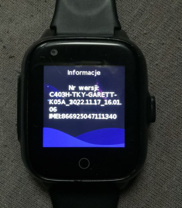 Zegarek Garett - smartwatch z lokalizacją