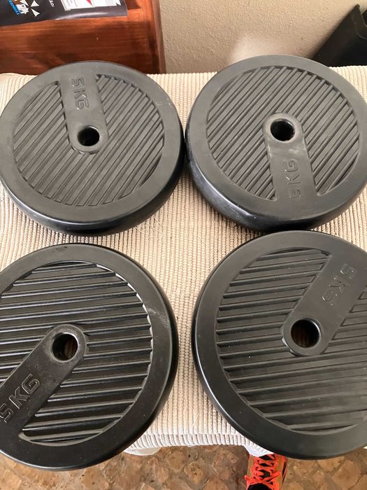 Conjunto Musculação Completo: Banco + Rack + 76kg Pesos + Polia