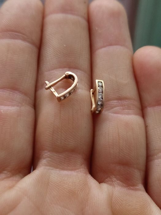 Золоті сережки дитячі