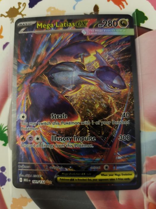 Karty pokemon - mega latias EX 181 meg