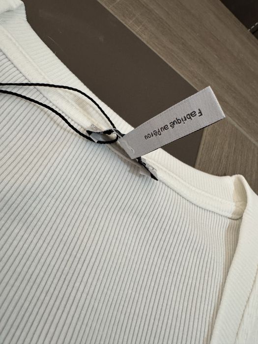 Loewe Top branco white sem mangas