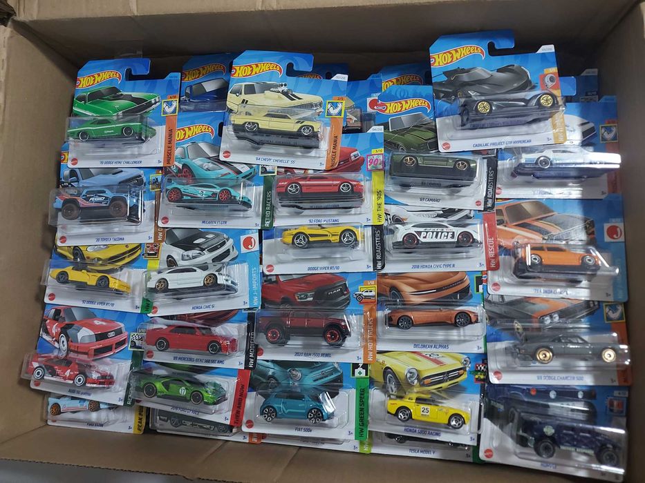 Coleção inteira de Hot Wheels