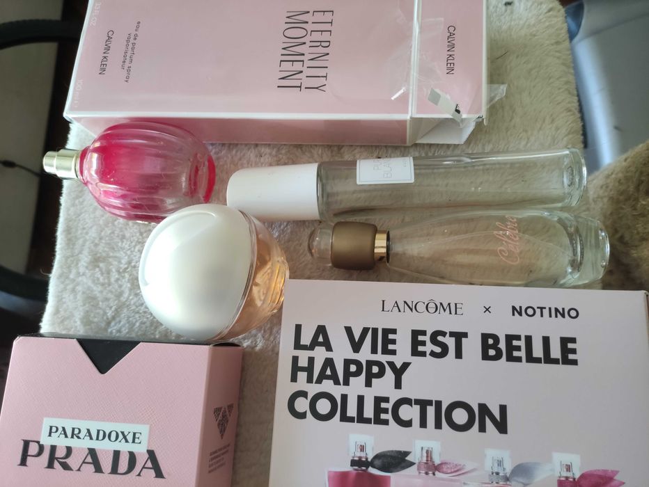 Avon Celebre Pur Bianca Incandessence Pudełka Eternity Prada Paradix
