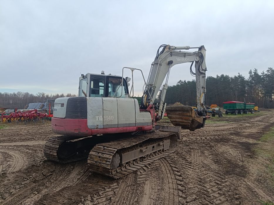 Koparka gąsienicowa Takeuchi TB1140 jcb 14ton cat doosan
