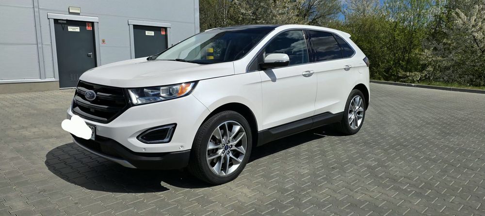 Ford Edge Ford Edge TITANIUM 2.0 EcoBoost + LPG , 2018r. Biała Perła , AWD