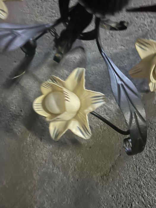 Candeeiro sala ou quarto com flores64730215119873126