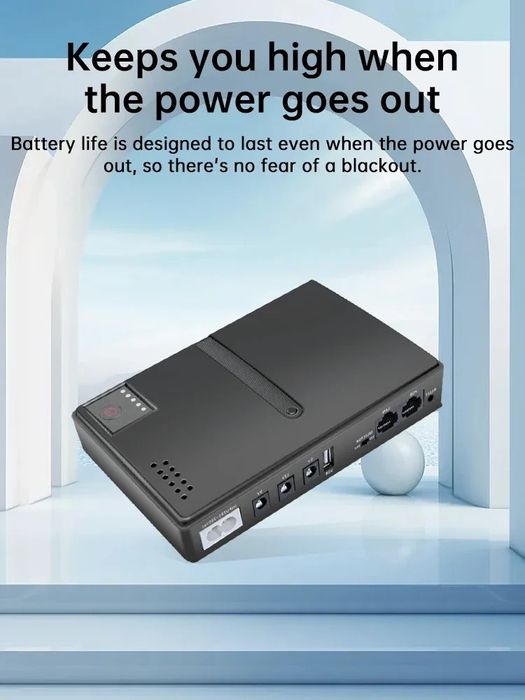 Міні ДБЖ Mini UPS для роутера, камери (Без акумуляторів)