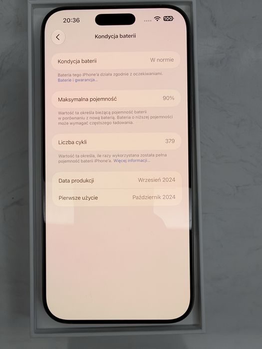 Apple Iphone 16 max pro 256 GB stan idealny