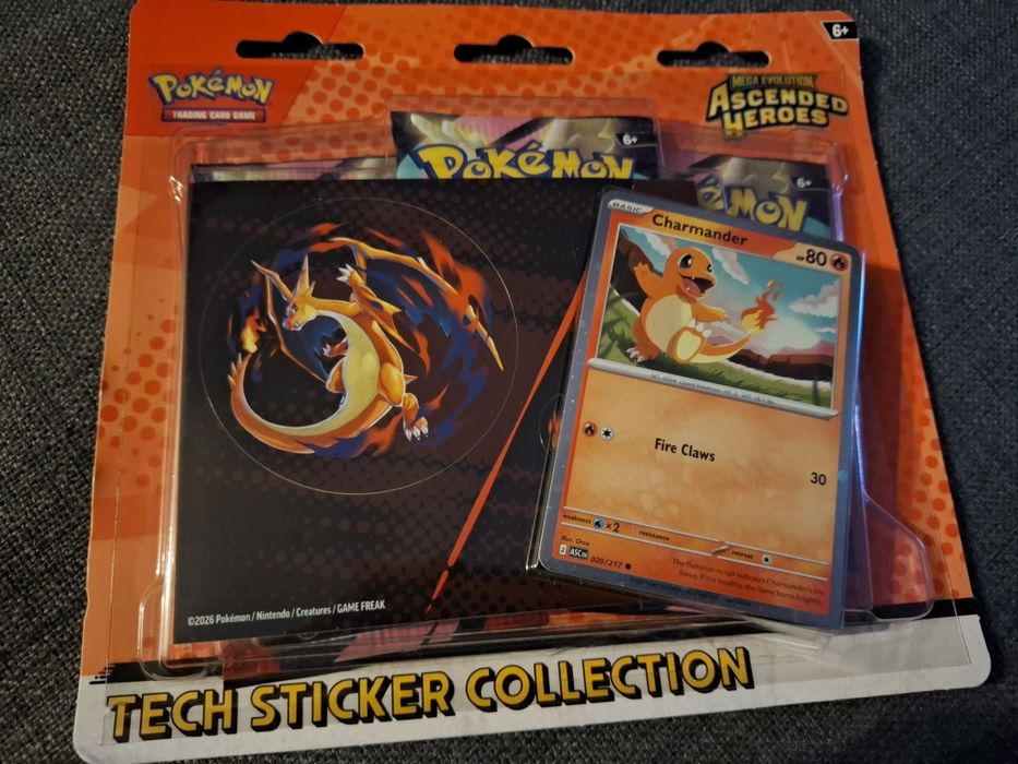 Pokémon Tech Sticker Collection Ascended Heroes Fire Claws