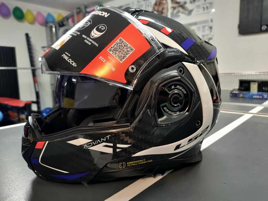 Kask LS2 FF901 Advant X Carbon L (M) modularny  modułowy szczękowy jet