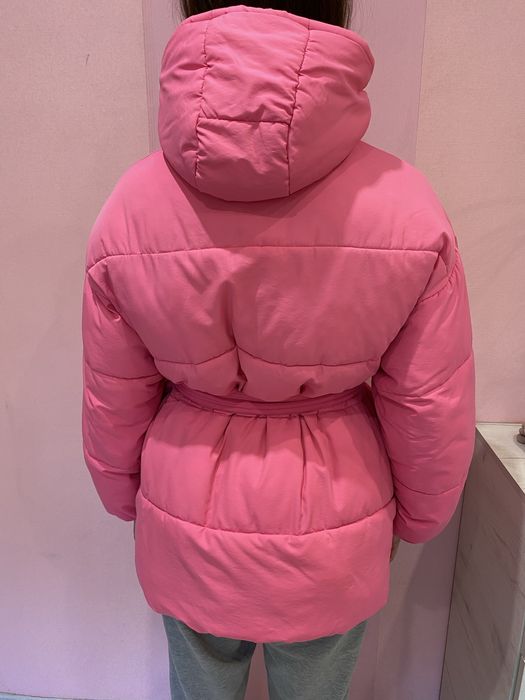 Пуховик з ремнем