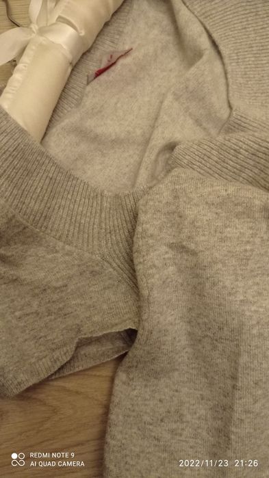 Wełniana sukienka tunika rozm. M WEŁNA