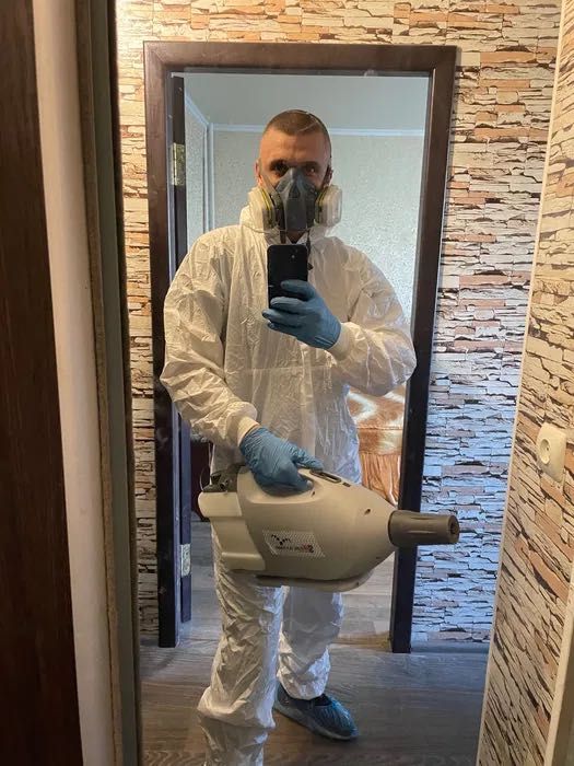 Служба знищення тарганів. клопів. блох. кліщів Уничтожение тараканов