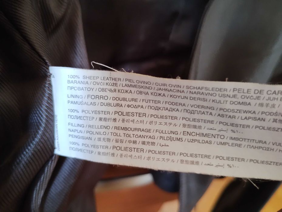 kurtka skórzana Mango