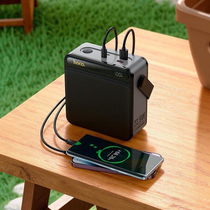 Повербанк HOCO J161 80000 mAh 22.5W з потужним ліхтарем
