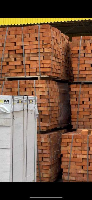 Кирпич Цегла червона біла сілікатна нова. М100,125,150,200