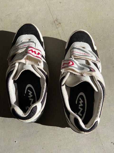 Sapatos Shimano system em bom estado 42