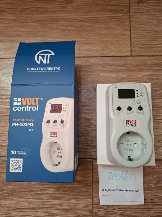 Реле напруги РН-101М1 Новатек-Електро