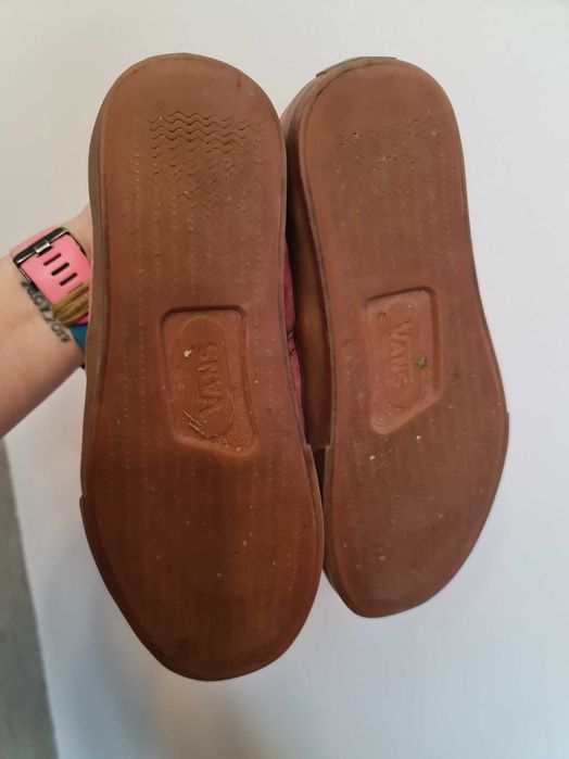 Skórzane Trampki VanS Era 59 CA - czerwony rozmiar 39.5