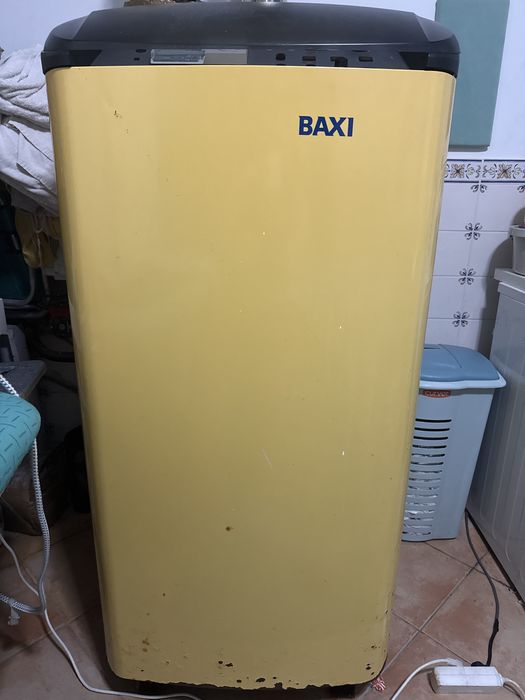 Caldeira Baxi a gasoleo a funcionar