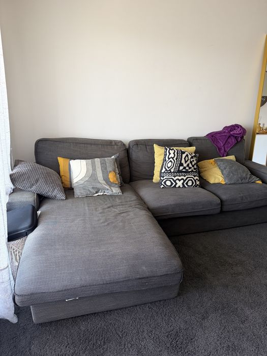 Sofá 3 pessoas com chaise longue