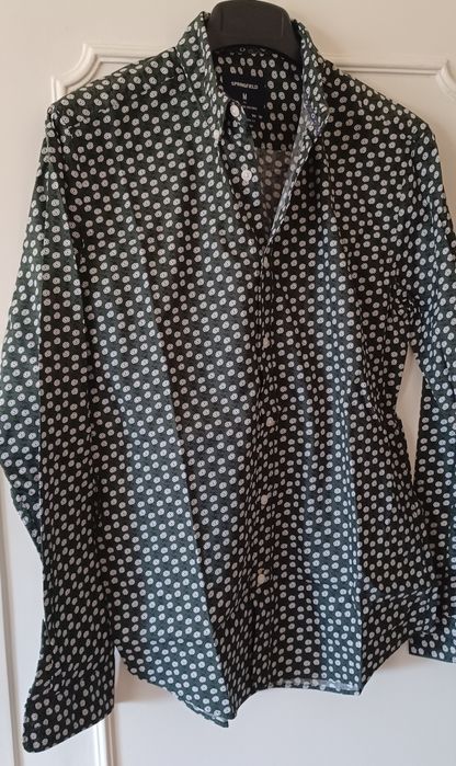 Camisa estampada verde