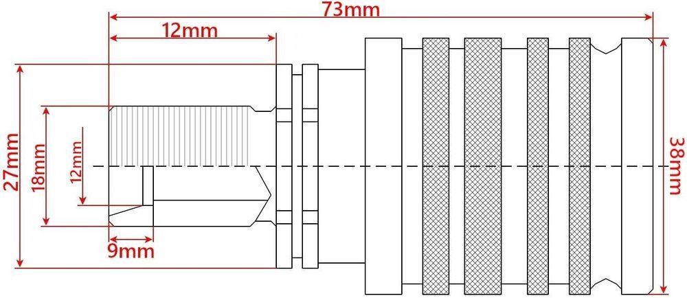 Manometr 250 Bar + Szybkozłącze GNIAZDO EURO M18 [8379]