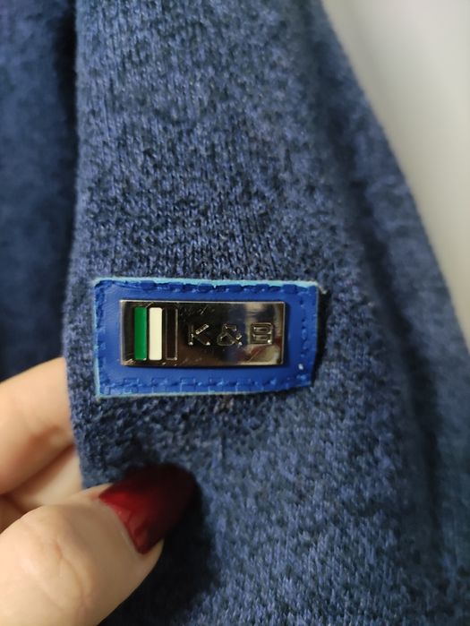 Stylowy długi sweter •kardigan z kapturem • Cynthia Rowley