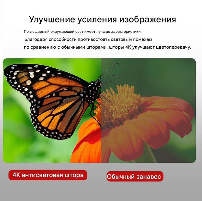 84 Светоотражающий экран для проектора.  Світловідбивний екран 4К 16:9
