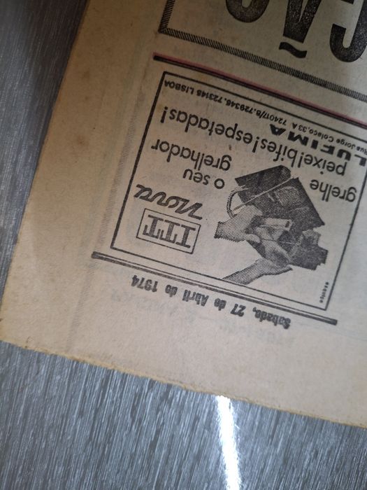 Jornais 1974 25 de abril 1 de maio