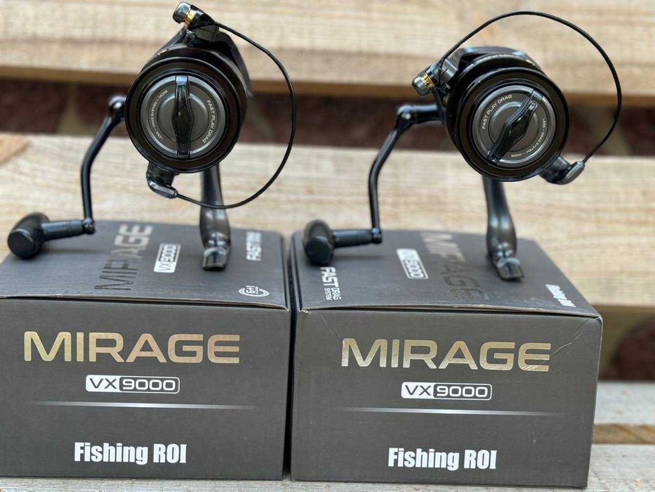 Карповая Катушка Fishing Roi Mirage VX 8000-9000 быстрый фрикцион