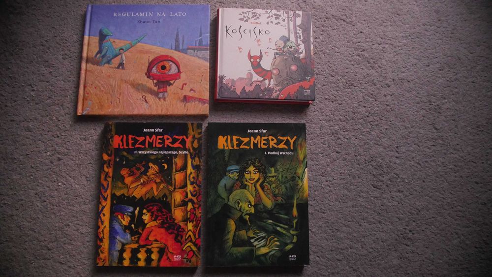 Komiksy Kultura Gniewu-Regulamin na lato  Klezmerzy Kościsko 4 szt.