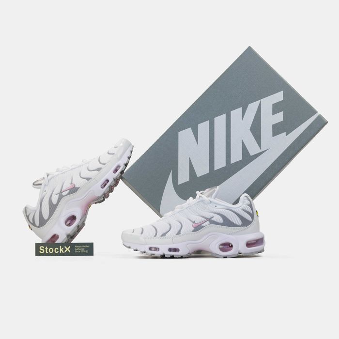 Женские кроссовки Nike Air Max TN Plus White Grey Pink