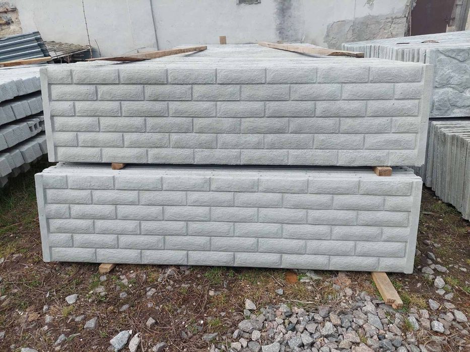 Еврозабор бетоний,секційний паркан,забор бетоний,паркан,європаркан