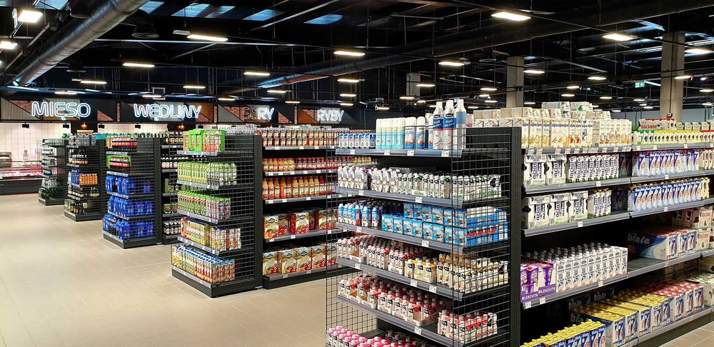 Стелажі для кафе | Стелажі для магазину | Полиці в магазини