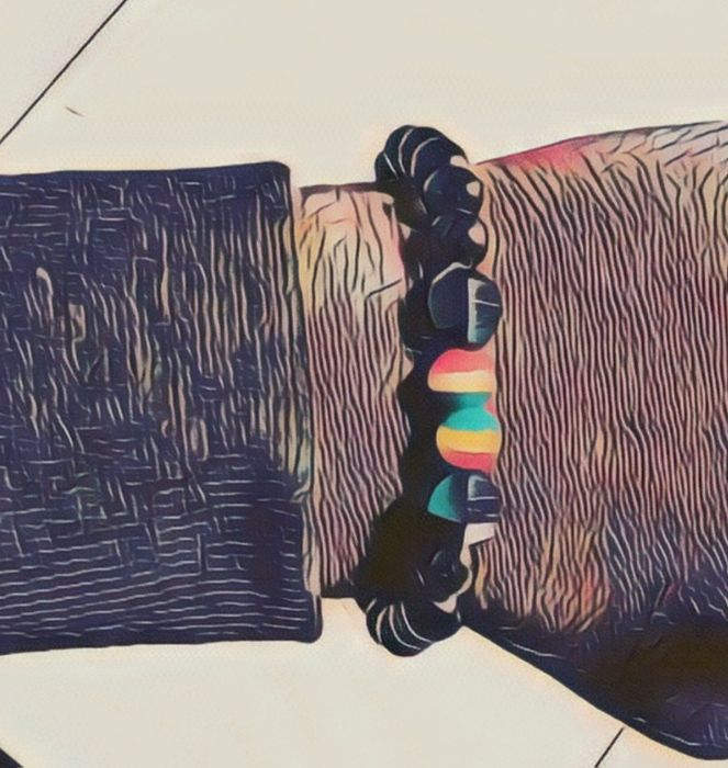Pulseira e Colares Africanos do C4 Pedro