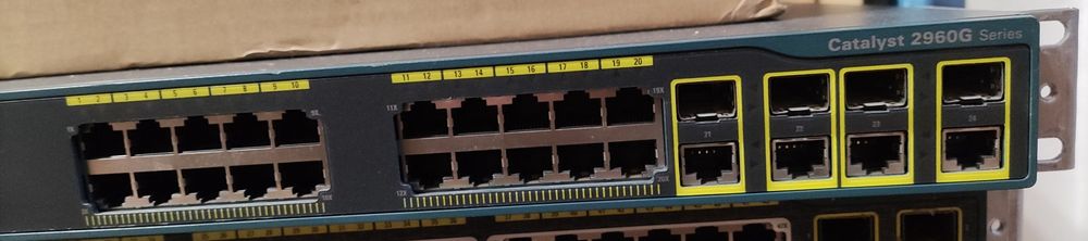 гігабітний cisco 2960G світч/коммутатор